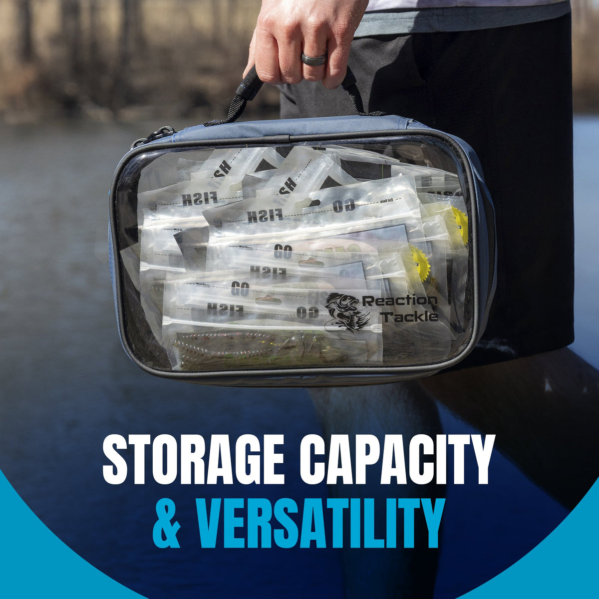 Tackle Bags Reaction Tackle Clear Bait Binder & Tackle Storage Clear Binder Reaction Tackle Clear Bait Binder & Storage – Pescador Fishing Supply