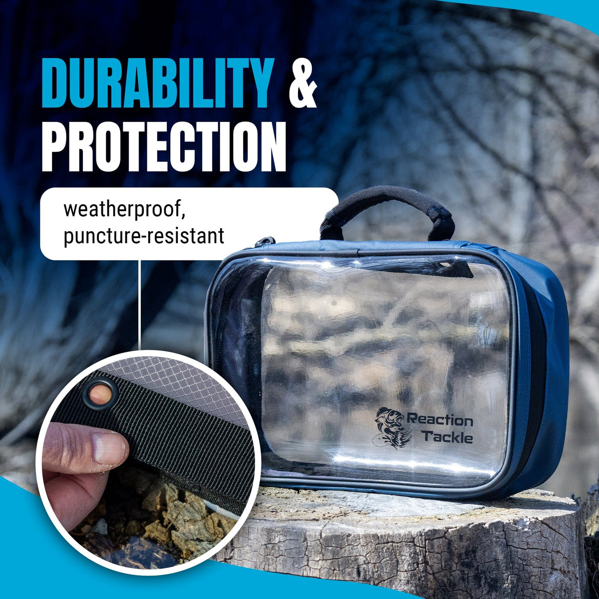 Tackle Bags Reaction Tackle Clear Bait Binder & Tackle Storage Clear Binder Reaction Tackle Clear Bait Binder & Storage – Pescador Fishing Supply