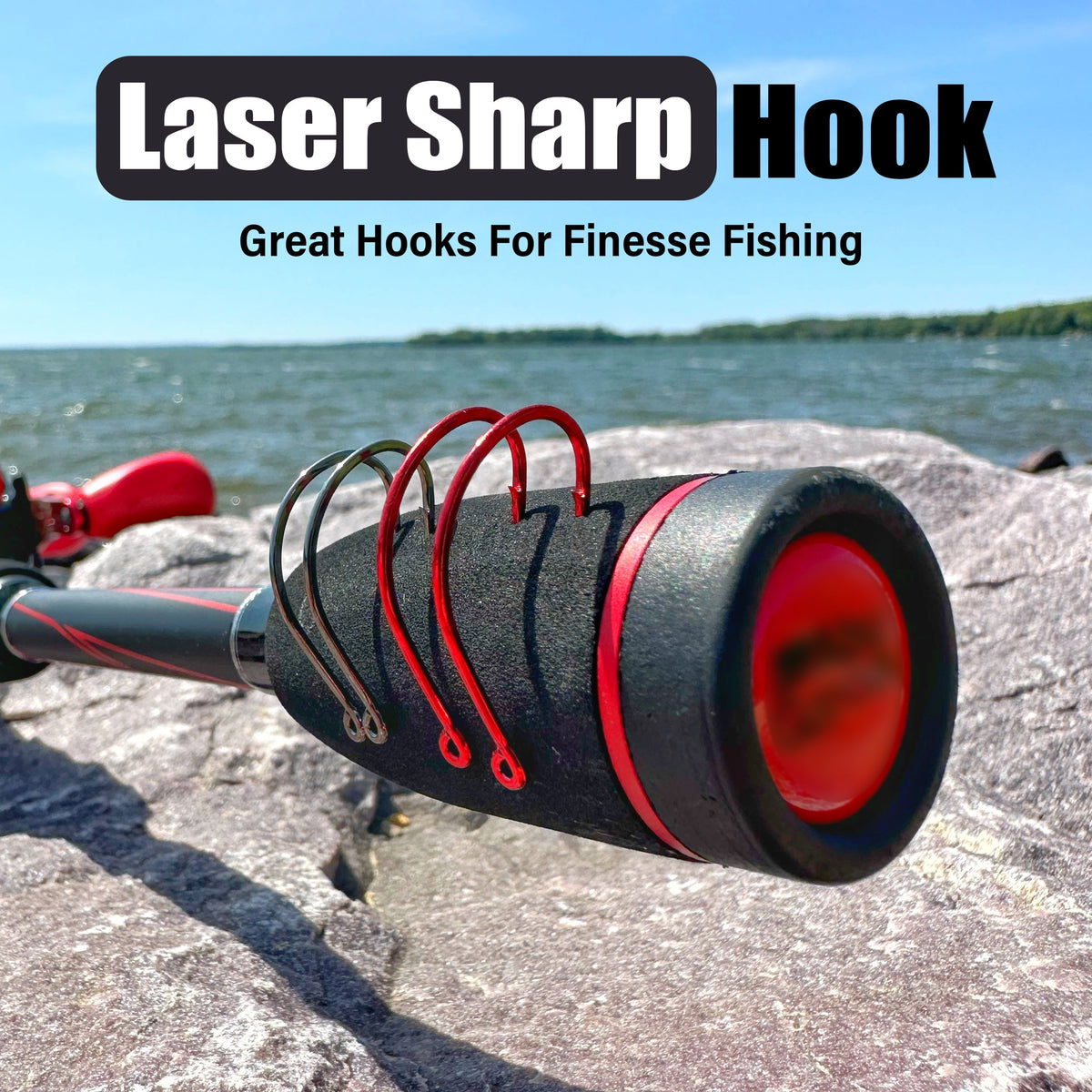 Fish Hooks Reaction Tackle Drop Shot Hooks 50-Pack – EWG Hooks Reaction Tackle Drop Shot Hooks 50-Pack – Pescador Fishing Supply