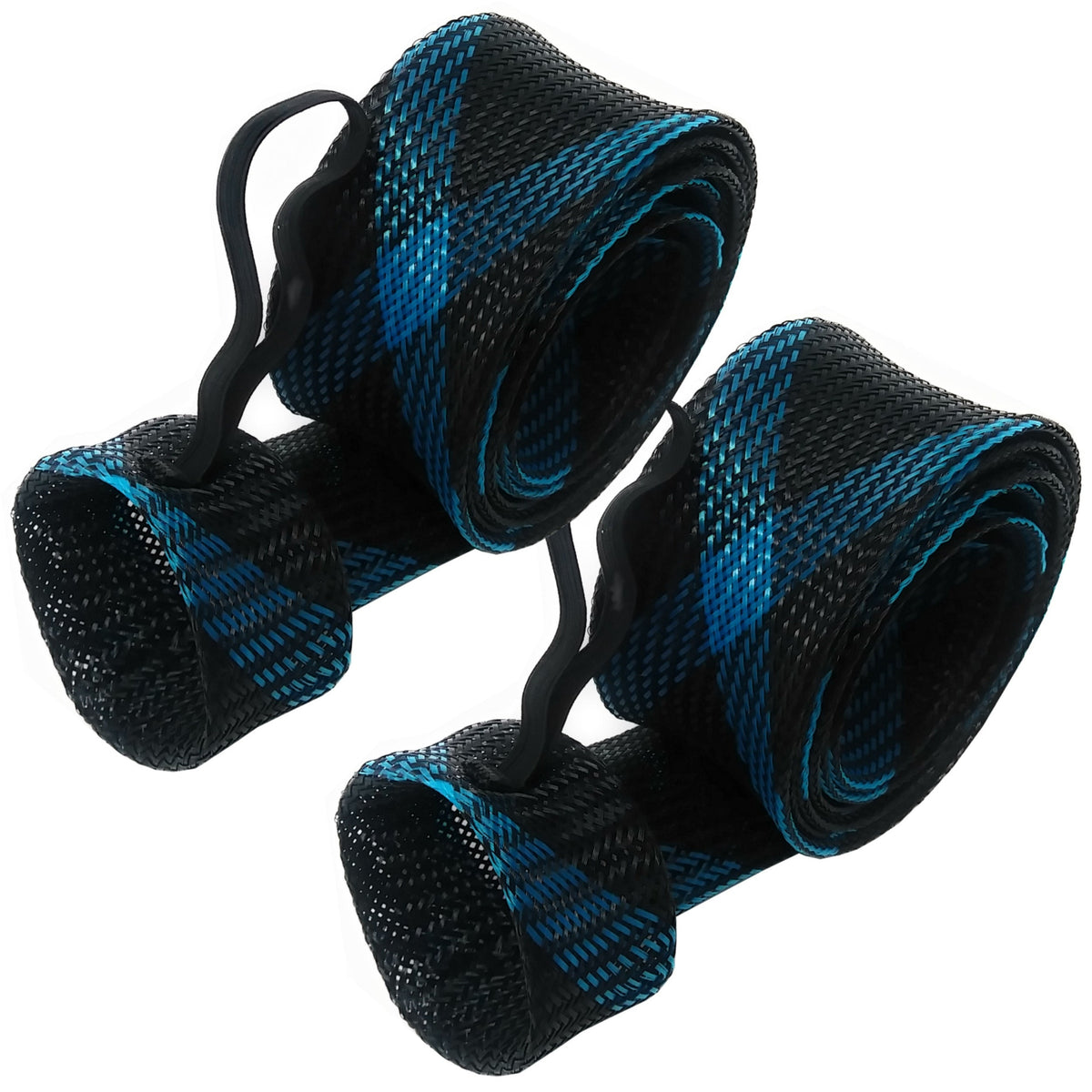 Rod Socks Reaction Tackle Fishing Rod Sock 2-Pack – Versatile Rod Protection Black/Blue / Casting / 1.25" x 67" / Point End Reaction Tackle Fishing Rod Sock 2-Pack – Pescador Fishing Supply