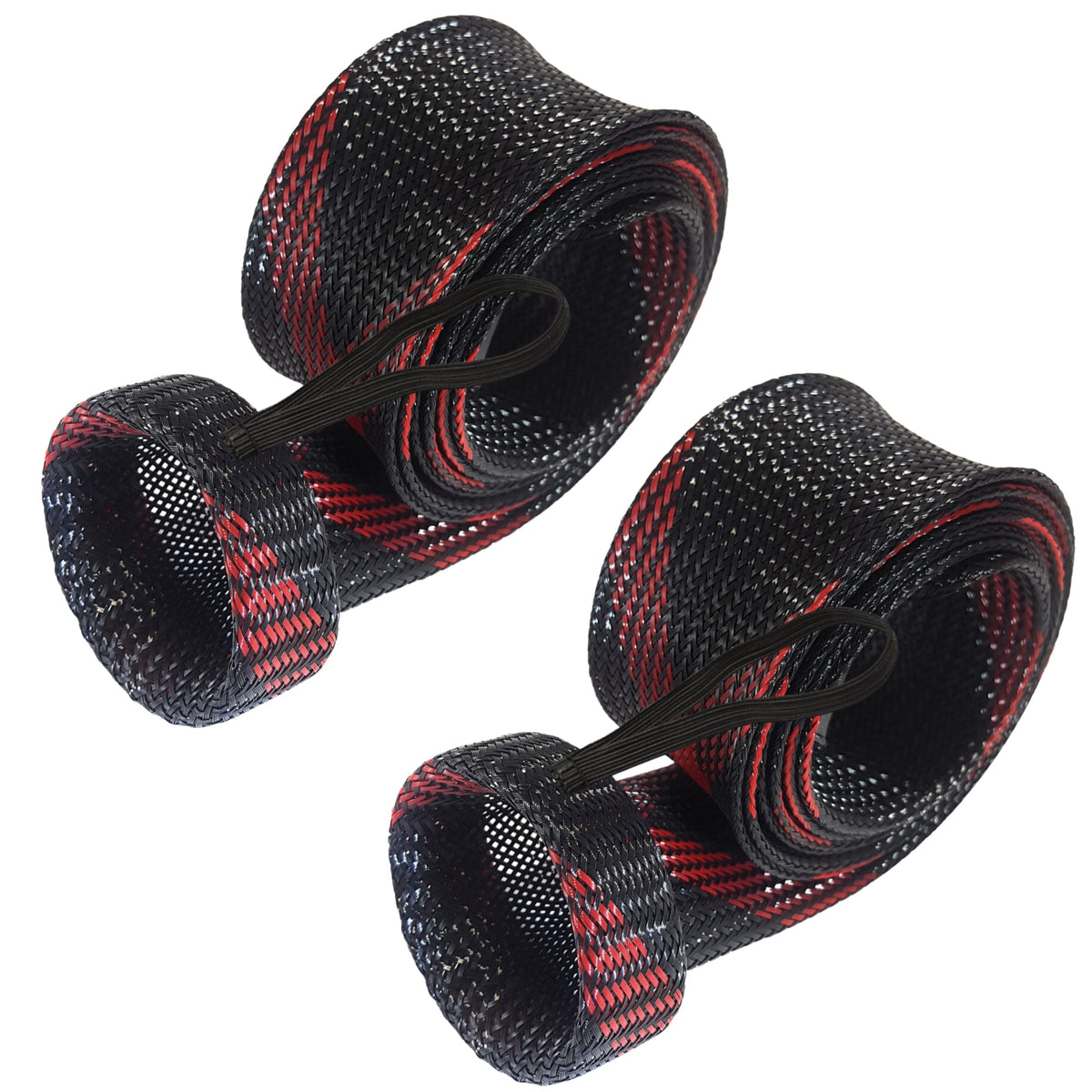 Rod Socks Reaction Tackle Fishing Rod Sock 2-Pack – Versatile Rod Protection Black/Red / Casting / 1.25" x 67" / Point End Reaction Tackle Fishing Rod Sock 2-Pack – Pescador Fishing Supply