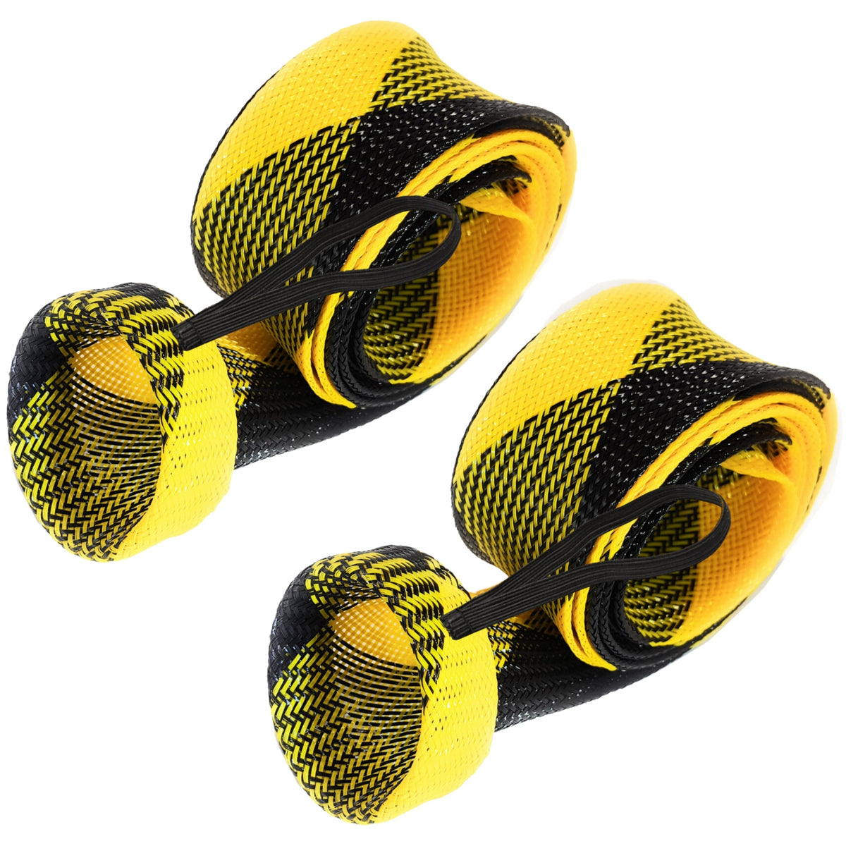 Rod Socks Reaction Tackle Fishing Rod Sock 2-Pack – Versatile Rod Protection Yellow/Black / Casting / 1.25" x 67" / Point End Reaction Tackle Fishing Rod Sock 2-Pack – Pescador Fishing Supply