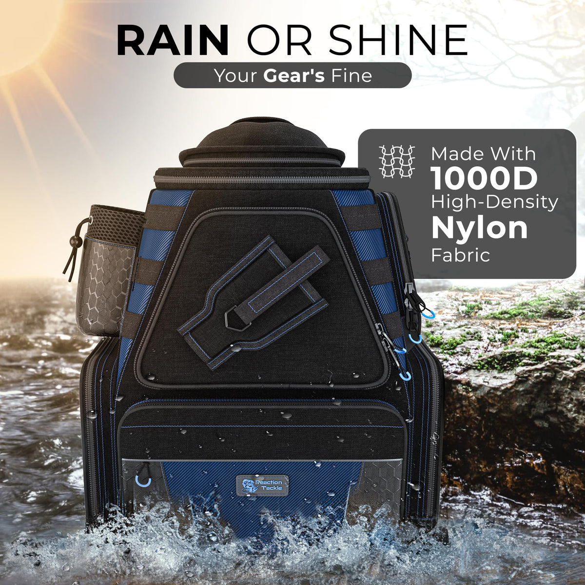 Tackle Backpack Reaction Tackle Fishing Tackle Backpack – Trays Included Reaction Tackle Fishing Tackle Backpack – Pescador Fishing Supply