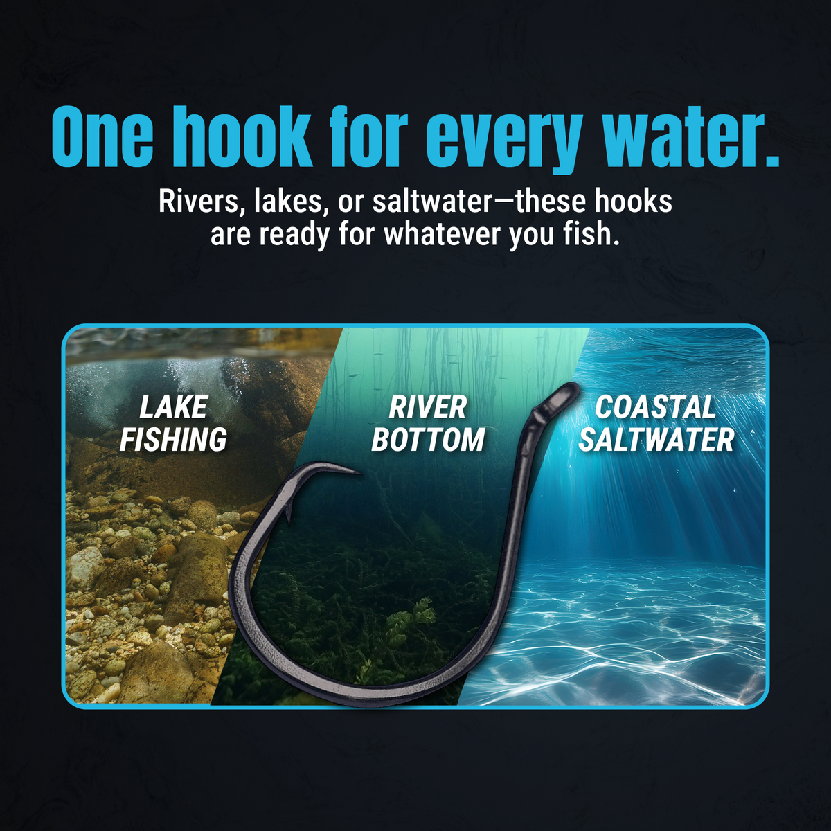 Fish Hooks Reaction Tackle Heavyweight Catfish Circle Hooks 25-Pack – Offset Octopus Reaction Tackle Heavyweight Circle Hooks – Pescador Fishing Supply  