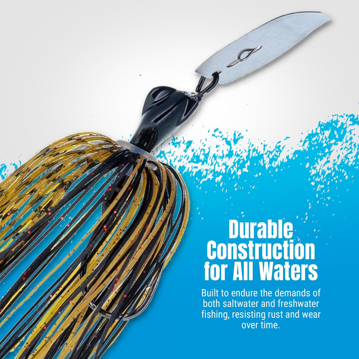 Bladed Jigs Reaction Tackle Lead Breaker Blade Jigs – 3-Pack Reaction Tackle Lead Breaker Jigs - Pescador Fishing Supply