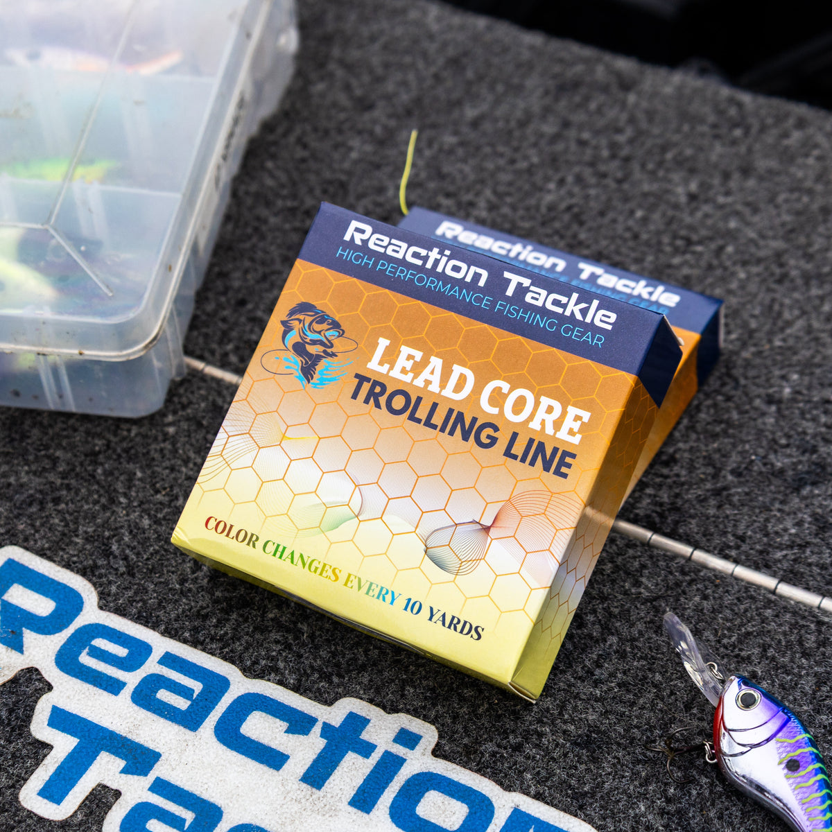 Braided Fishing Line Reaction Tackle Lead Core Metered Trolling Braided Line Reaction Tackle Lead Core Metered Trolling Braided Line