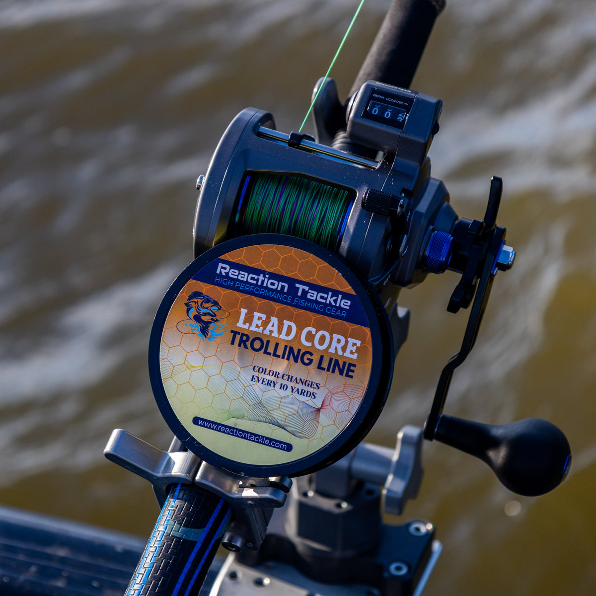 Braided Fishing Line Reaction Tackle Lead Core Metered Trolling Braided Line Reaction Tackle Lead Core Metered Trolling Braided Line