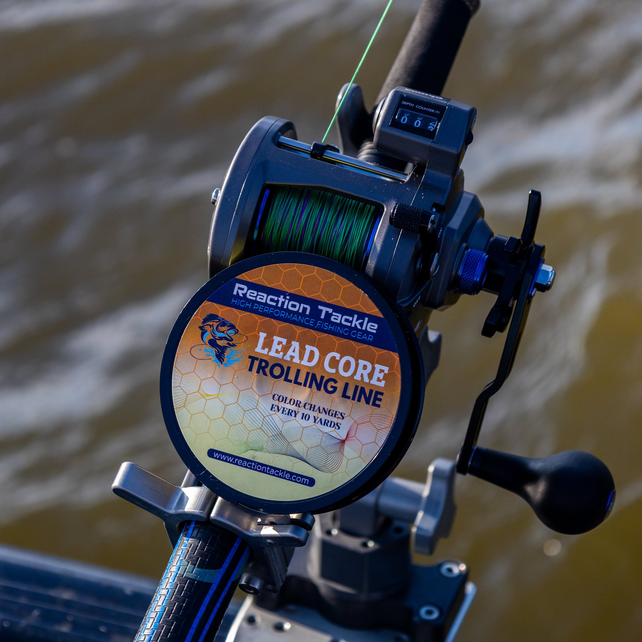 lead core braided fishing line Reaction Tackle Trolling - Color Changing Metered Line for Trolling, Fast Sinking Depth Control for Walleye Trout and Salmon This product can expose you to Lead Reaction Tackle Lead Core Metered