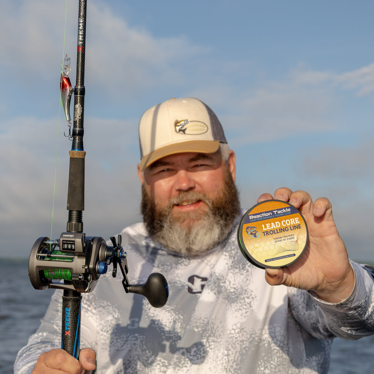 Braided Fishing Line Reaction Tackle Lead Core Metered Trolling Braided Line Reaction Tackle Lead Core Metered Trolling Braided Line