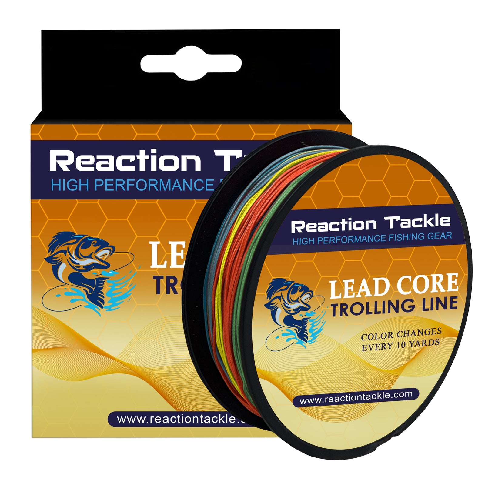 Braided Fishing Line Reaction Tackle Lead Core Metered Trolling Braided Line Reaction Tackle Lead Core Metered Trolling Braided Line