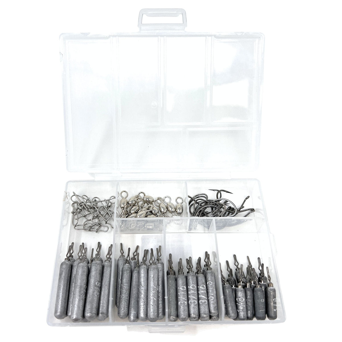 Lead Weights Reaction Tackle Lead Drop Shot Weights – Bulk Packs & Kits 101-Piece Kit Reaction Tackle Lead Drop Shot Weights – Pescador Fishing Supply  