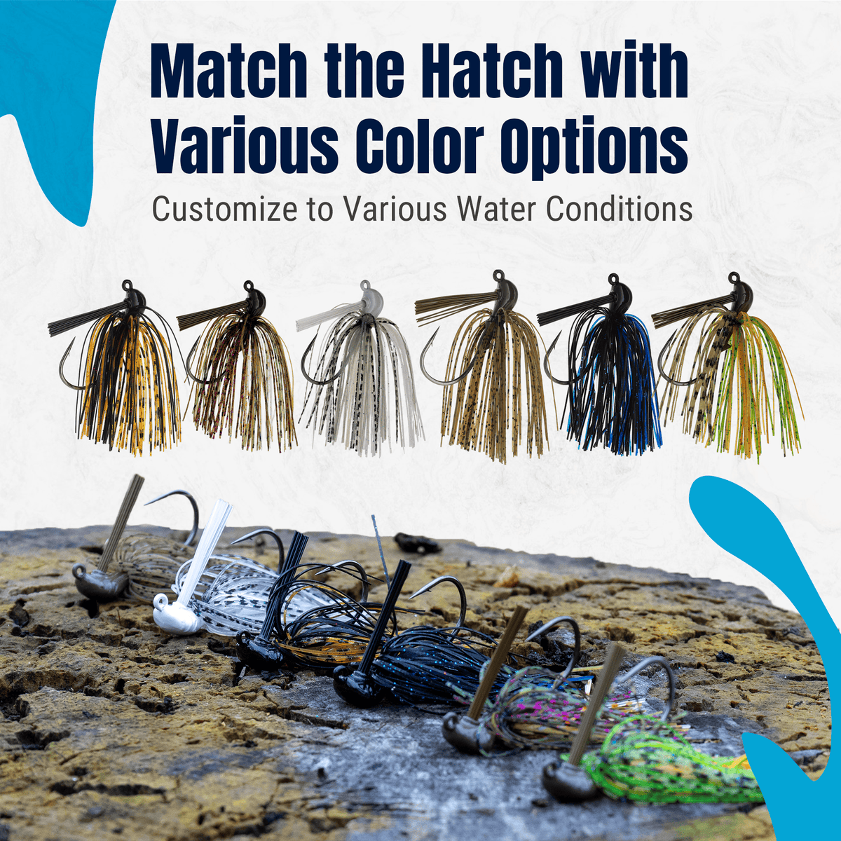 Flipping Jigs Reaction Tackle Lead Flipping Jigs 3-Pack Bass Fishing Lures Reaction Tackle Lead Flipping Jigs 3-Pack – Pescador Fishing Supply