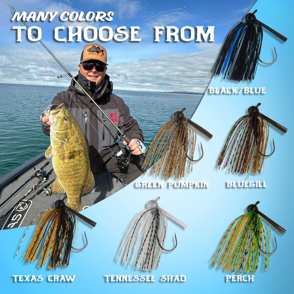 Fishing Lures Reaction Tackle Lead Football Jigs (3-Pack) Reaction Tackle Lead Football Jigs – Pescador Fishing Supply