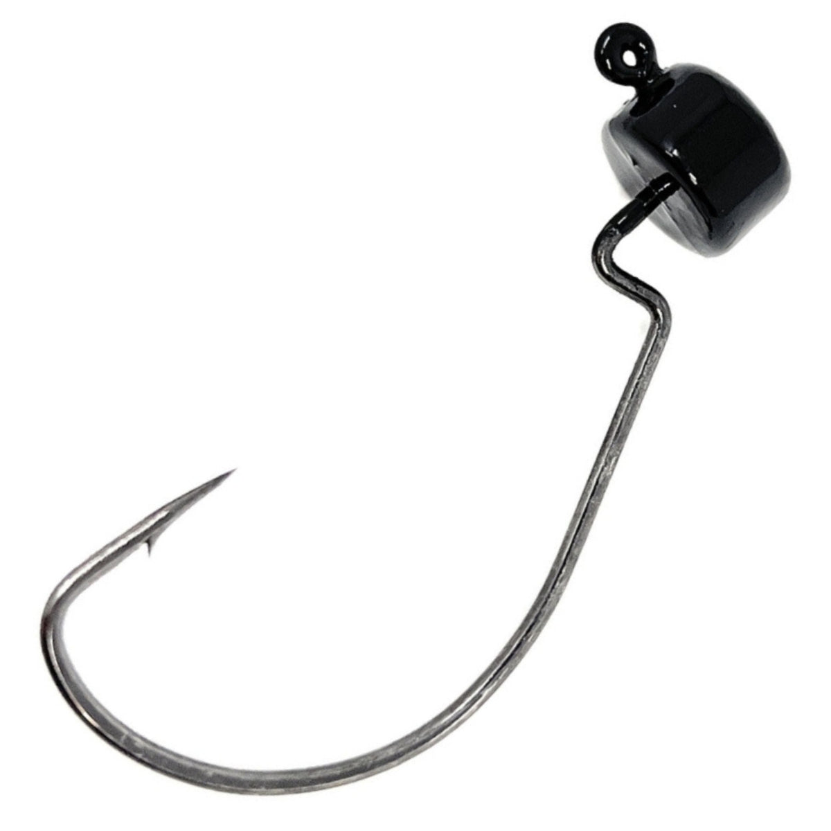 Jig Head Reaction Tackle Lead Ned Rig Shroom Jigs – 25 Pack Black (EWG) / 1/8 oz Reaction Tackle Lead Ned Rig Shroom Jigs – Pescador Fishing Supply