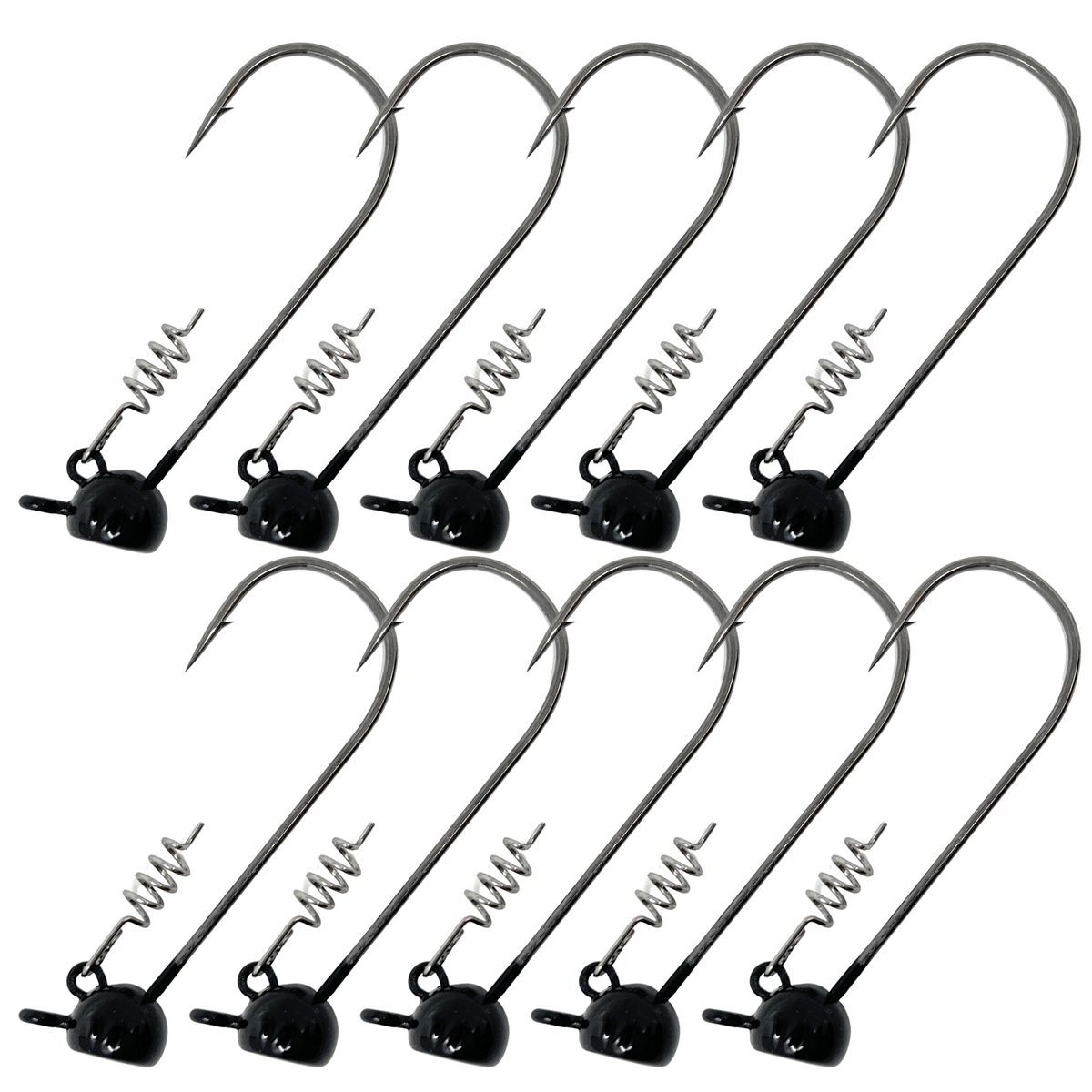 Jig Head Reaction Tackle Lead Stand Up Shaky Head Jigs – 10 Pack Reaction Tackle Stand Up Shaky Head Jigs – Pescador Fishing Supply