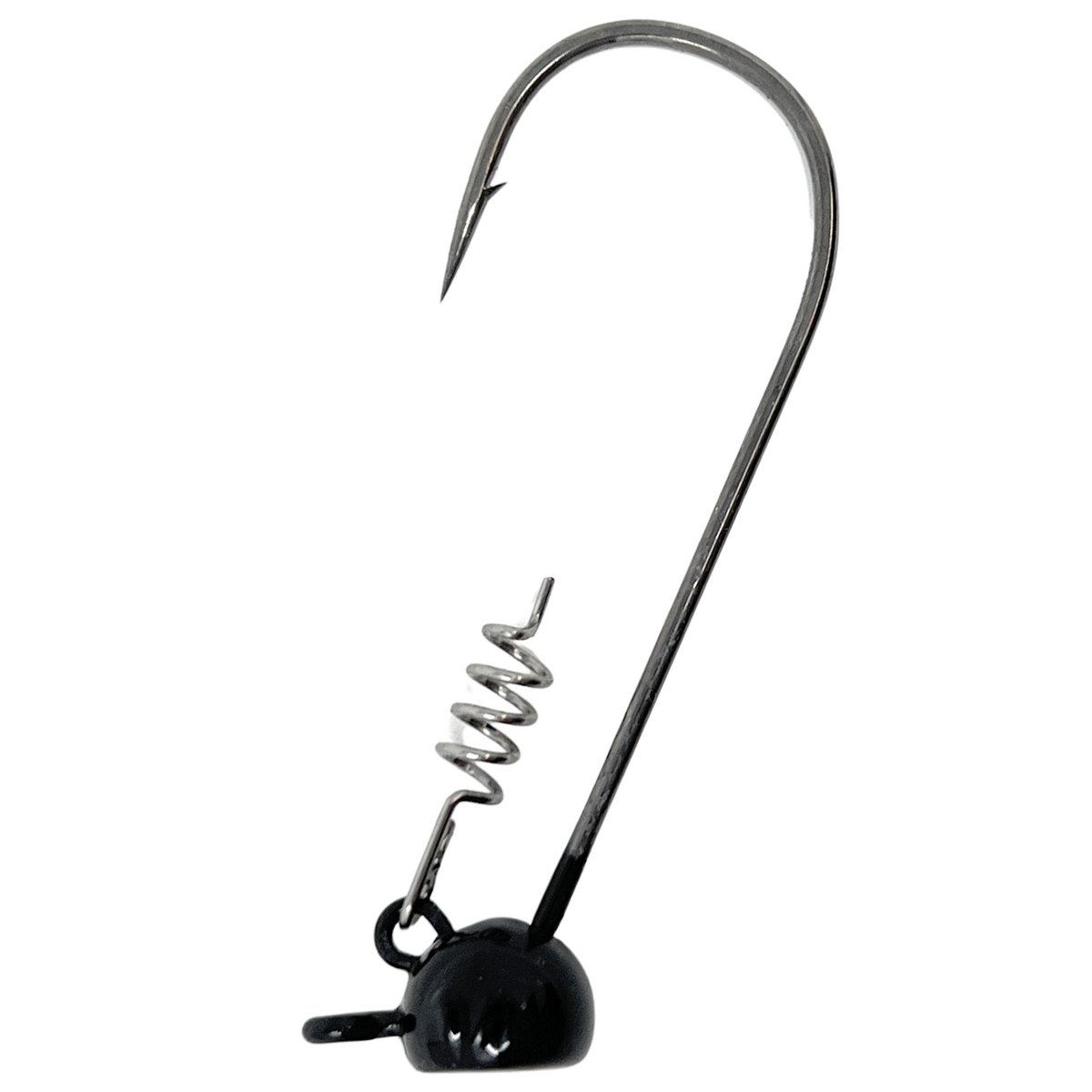 Jig Head Reaction Tackle Lead Stand Up Shaky Head Jigs – 10 Pack Black / 1/16 oz Reaction Tackle Stand Up Shaky Head Jigs – Pescador Fishing Supply