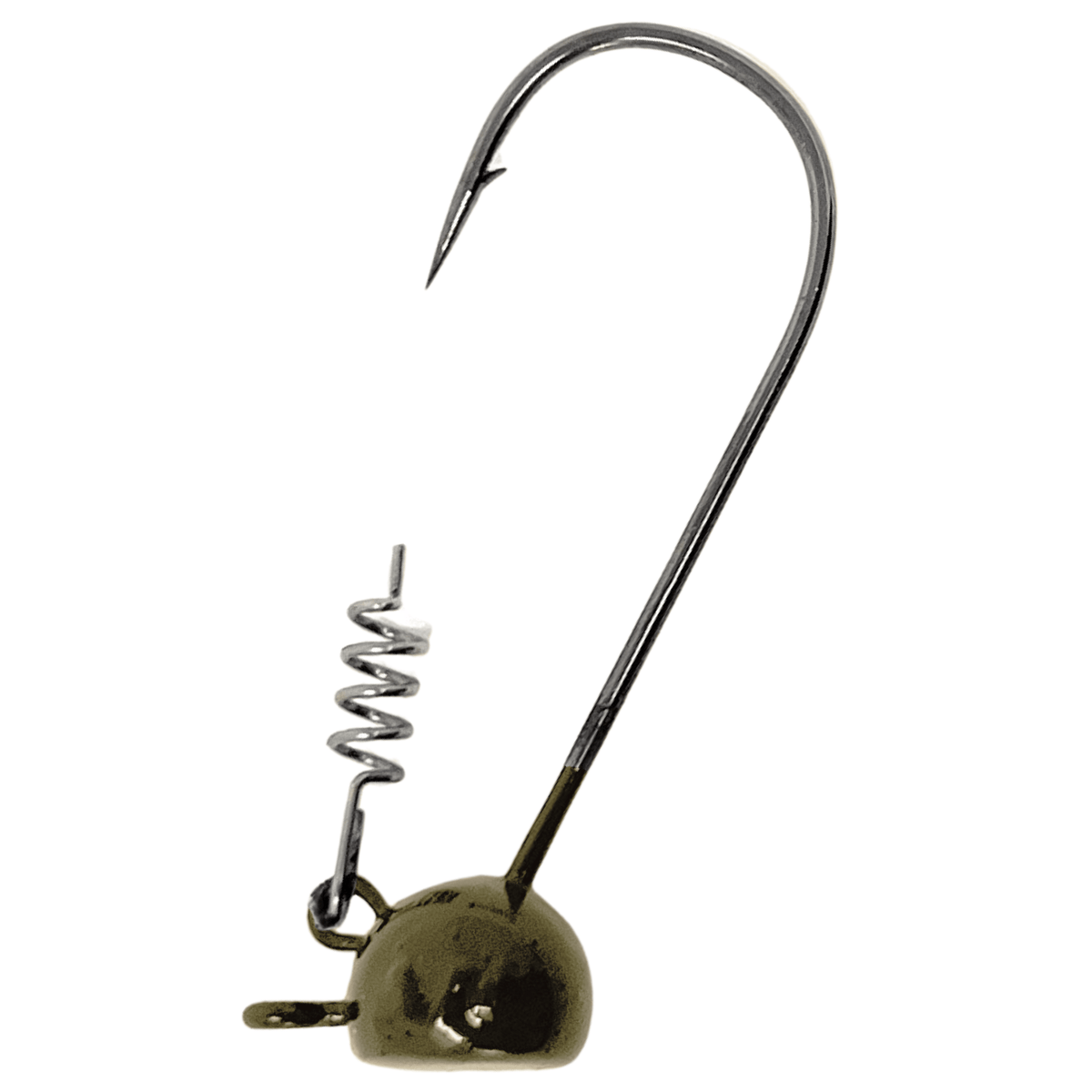 Jig Head Reaction Tackle Lead Stand Up Shaky Head Jigs – 10 Pack Green Pumpkin / 1/16 oz Reaction Tackle Stand Up Shaky Head Jigs – Pescador Fishing Supply