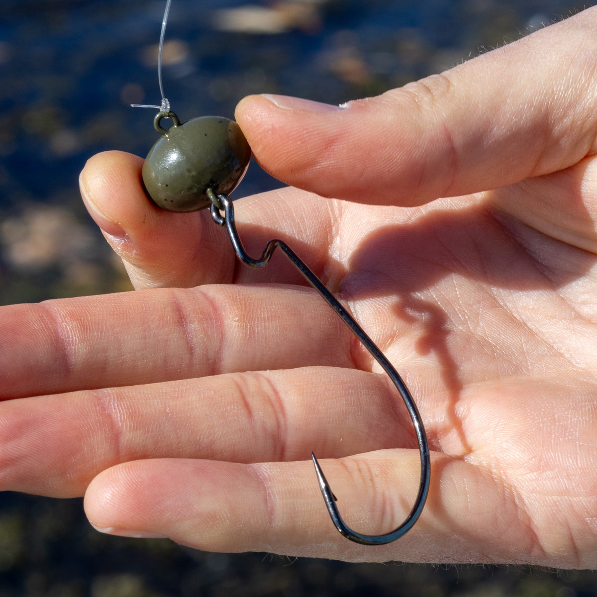 Jig Head Reaction Tackle Lead Swing Football Jigs 5-Pack Football Swing Jigs for Bass Fishing | Reaction Tackle 5-Pack