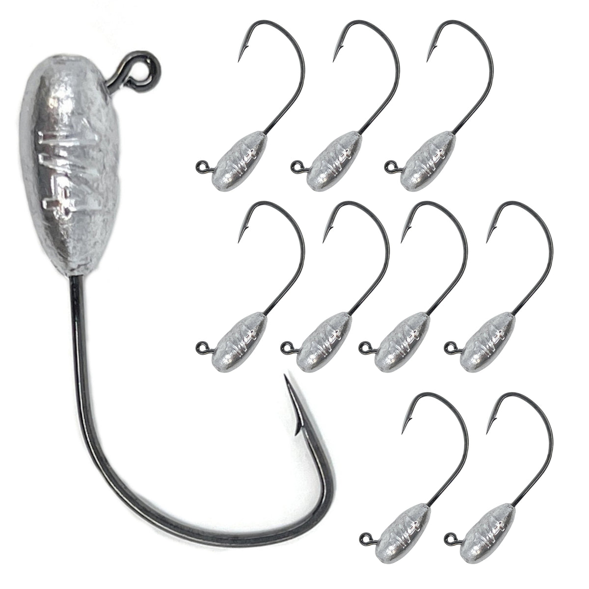 Jig Head Reaction Tackle Lead Tube Jig Heads –  10-Pack Reaction Tackle Lead Tube Jig Heads – Pescador Fishing Supply