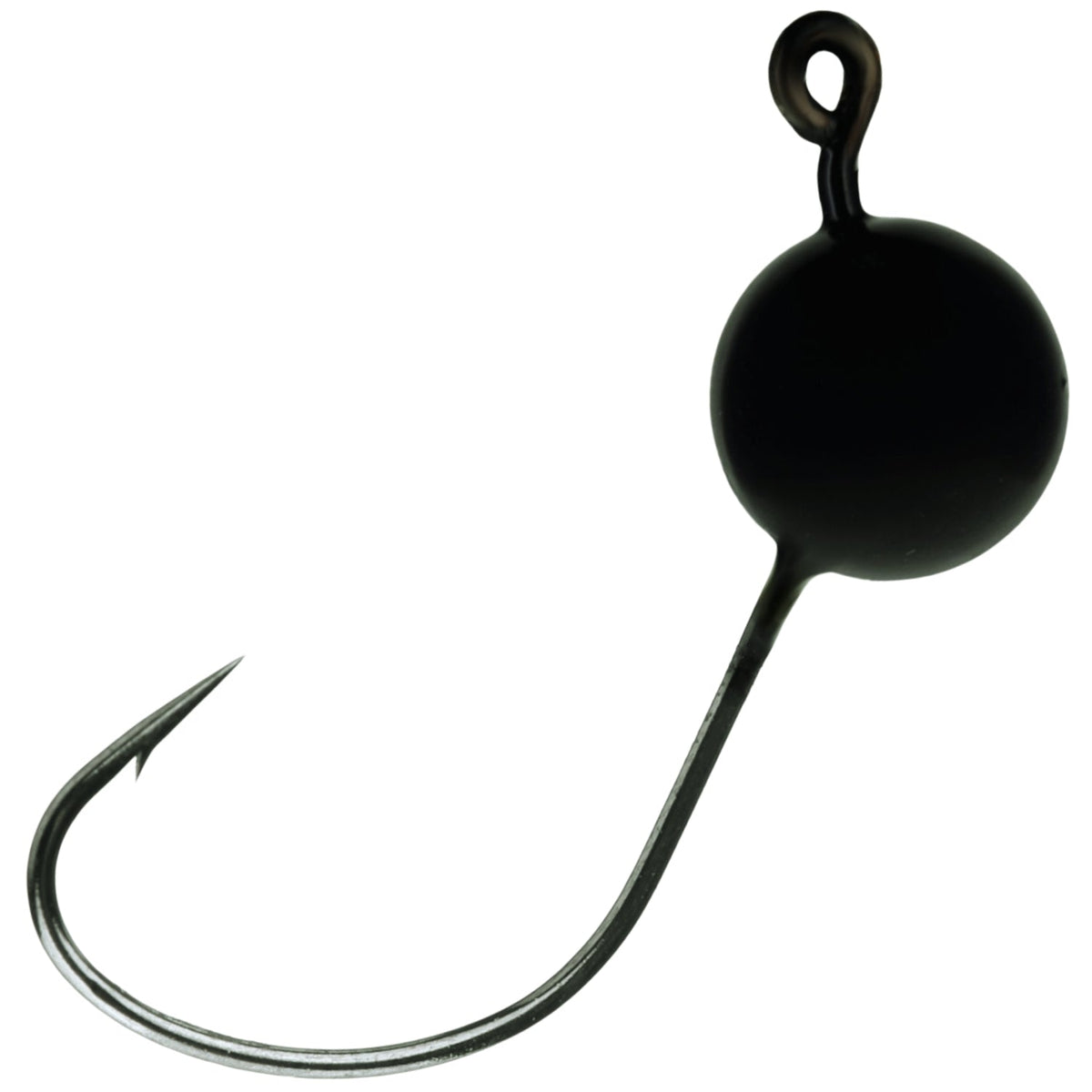 Jig Head Reaction Tackle Lead Wacky Jigs – 10-Pack Ultra-Sharp 1/16 oz - 2/0 Hook / Black Reaction Tackle Lead Wacky Jigs – Pescador Fishing Supply