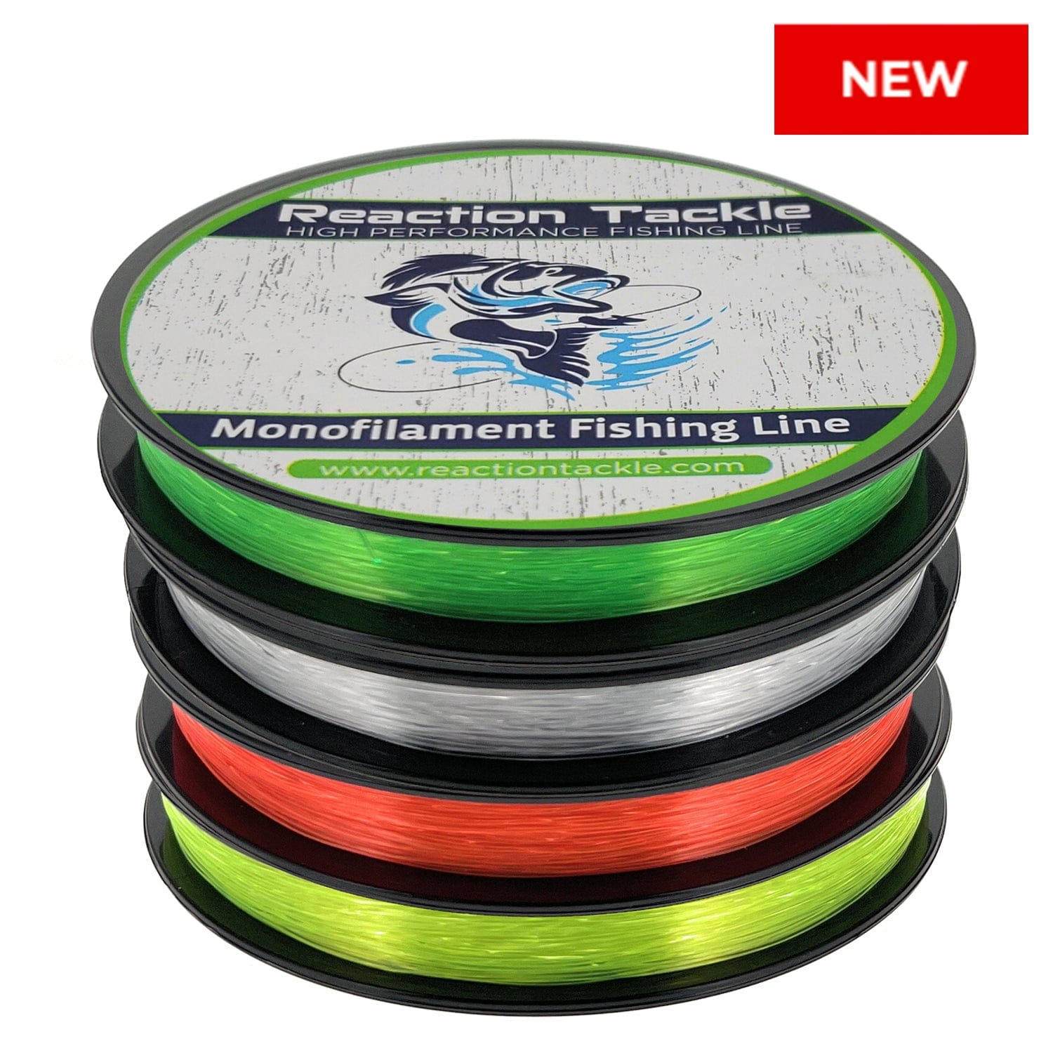 Monofilament Reaction Tackle Monofilament Fishing Line 350yd Spools Reaction Tackle Monofilament Fishing Line – Pescador Fishing Supply