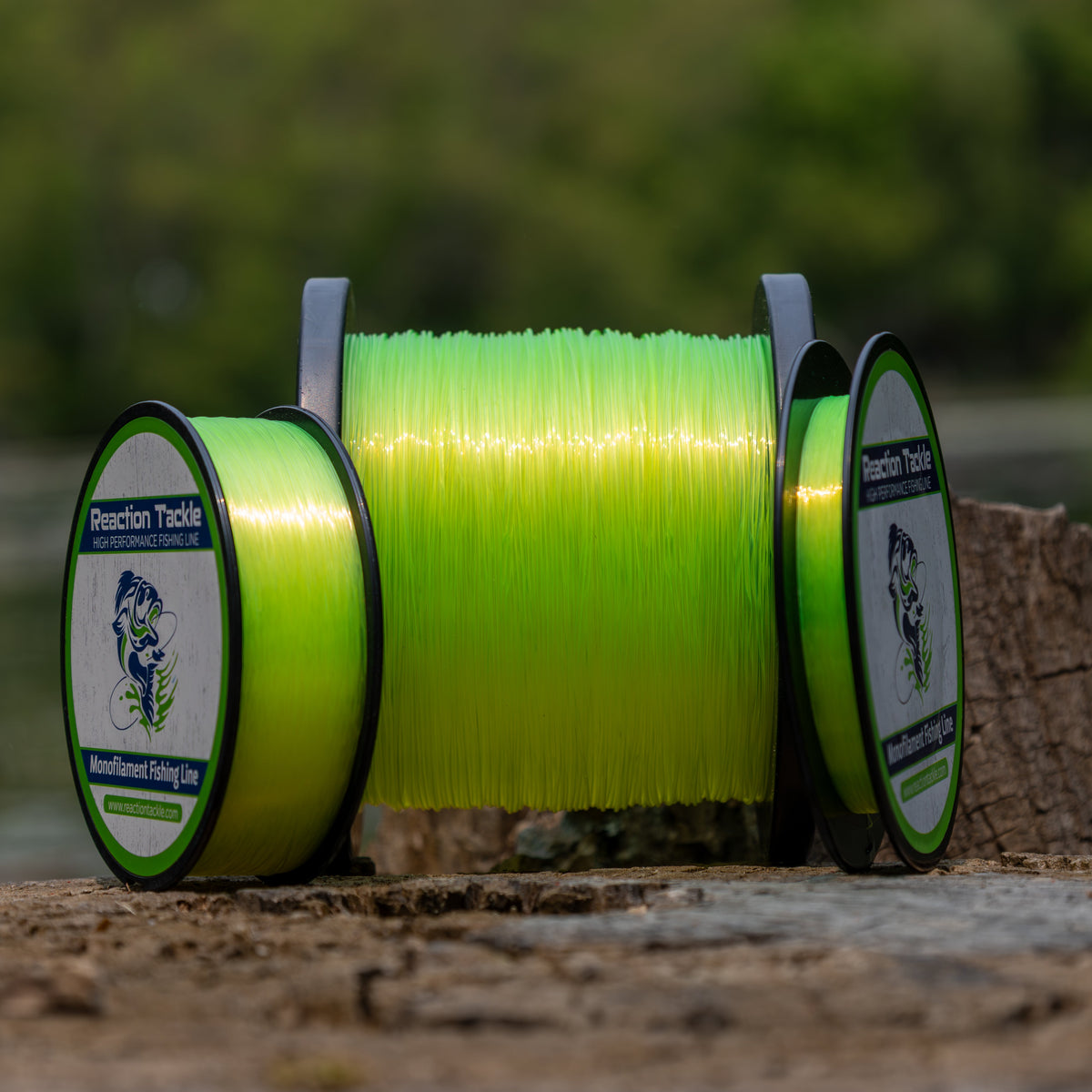 Monofilament Reaction Tackle Nylon Monofilament Fishing Line - 1 Pound Jumbo Spools Reaction Tackle Nylon Monofilament Fishing Line - 1 Pound Jumbo Spools