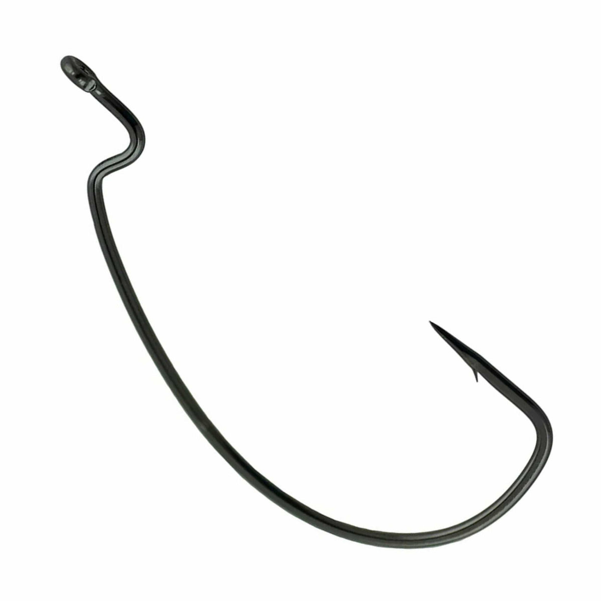 Fish Hooks Reaction Tackle Offset EWG Worm Hooks 25-Pack #1 Reaction Tackle Offset EWG Worm Hooks – Pescador Fishing Supply