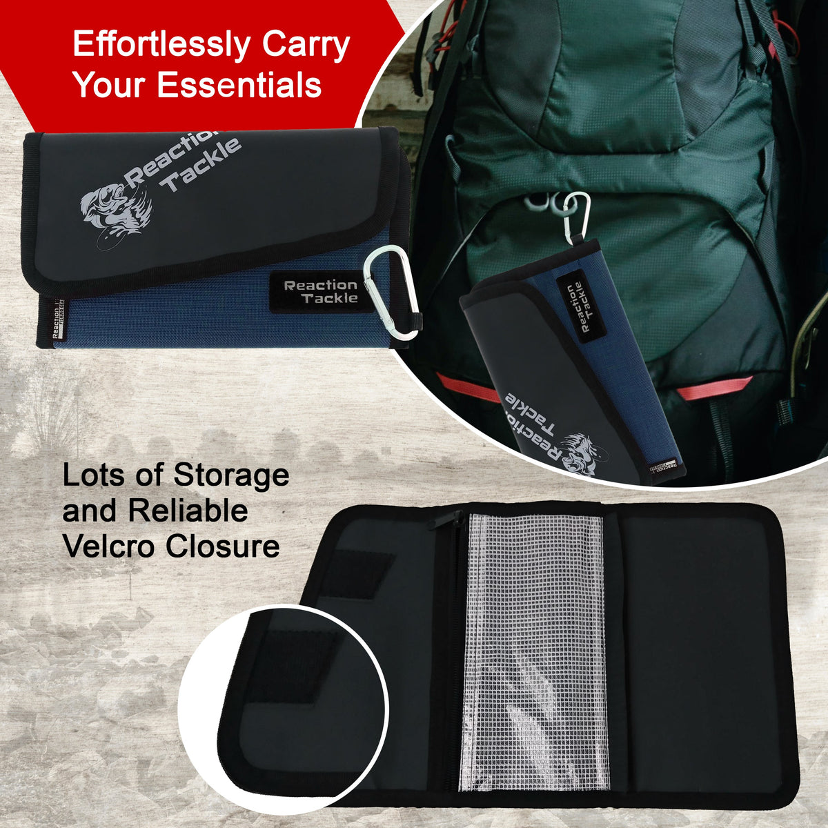 Tackle Bags Reaction Tackle Small Bait Binder Organizer Reaction Tackle Small Bait Binder Organizer – Pescador Fishing Supply