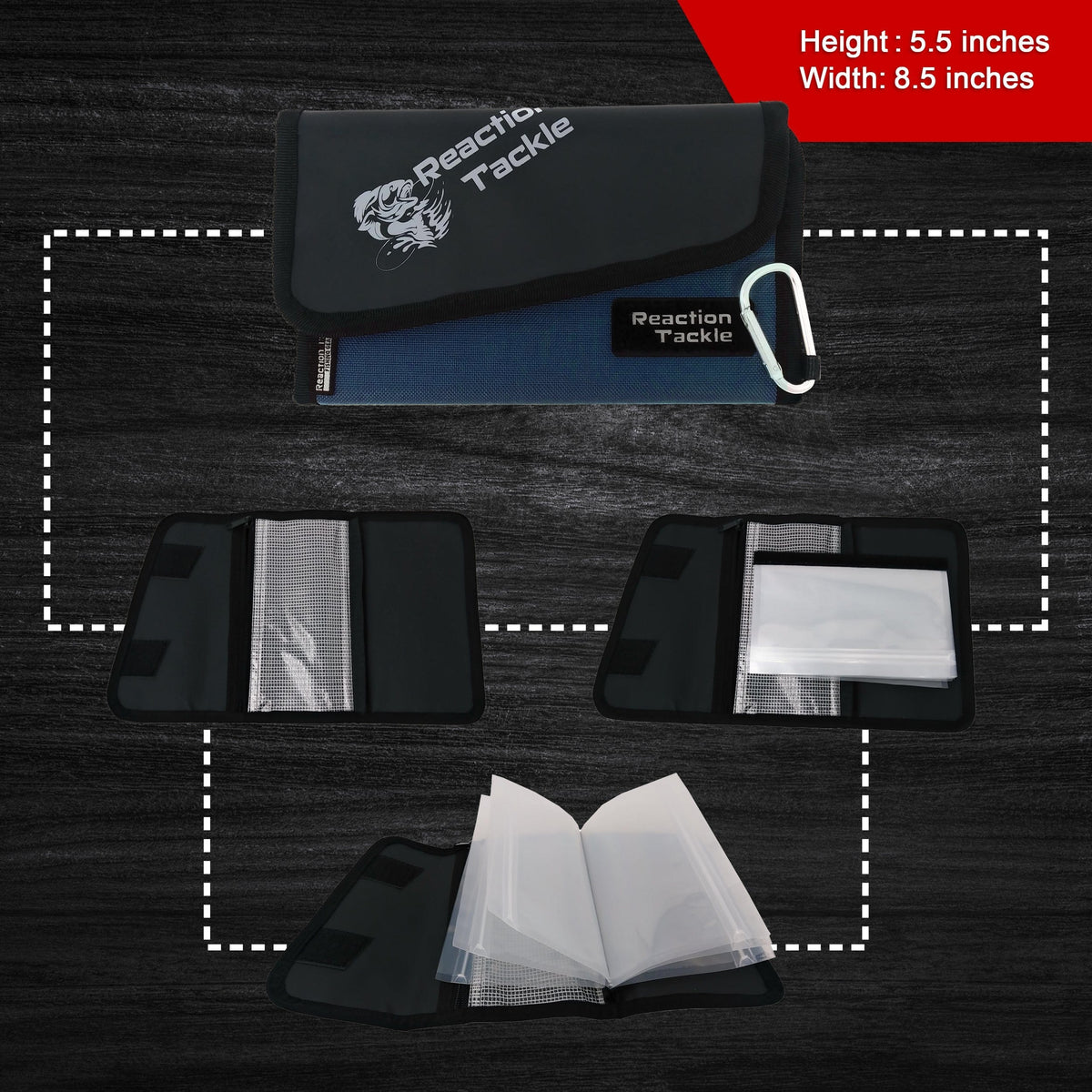 Tackle Bags Reaction Tackle Small Bait Binder Organizer Reaction Tackle Small Bait Binder Organizer – Pescador Fishing Supply