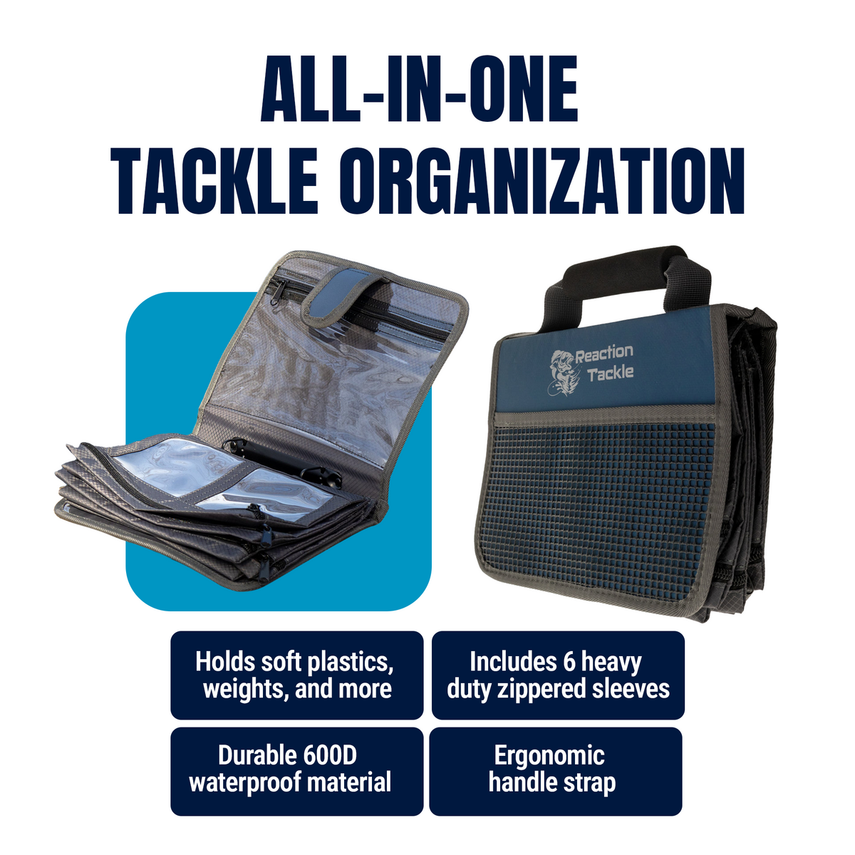 Tackle Bags Reaction Tackle Speed Binder & Tackle Storage Deluxe Speed Binder Reaction Tackle Speed Binder & Storage – Pescador Fishing Supply