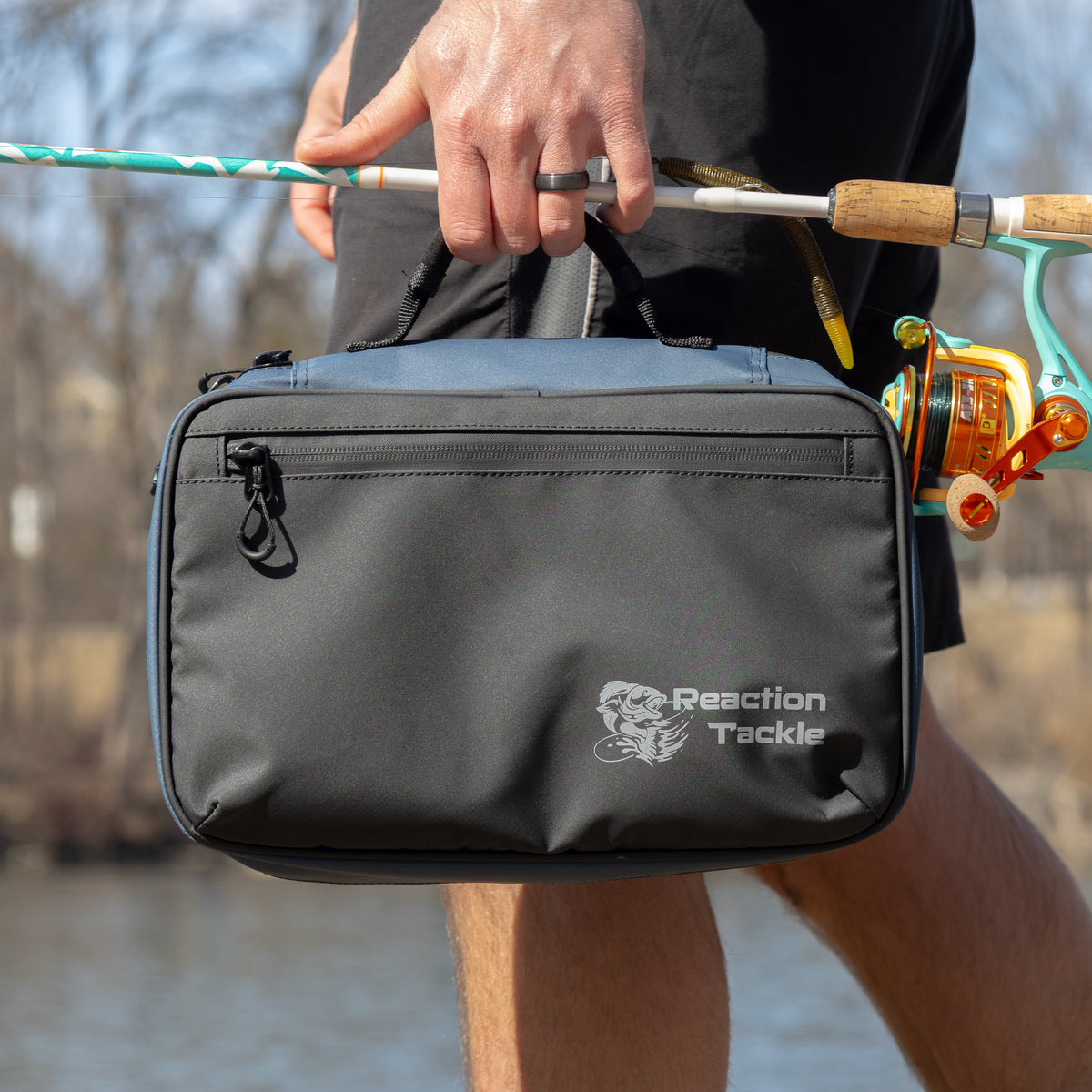 Tackle Bags Reaction Tackle Splash Proof Bait Binder & Tackle Storage Water Resistant Deluxe Binder Reaction Tackle Splash Proof Bait Binder – Pescador Fishing Supply