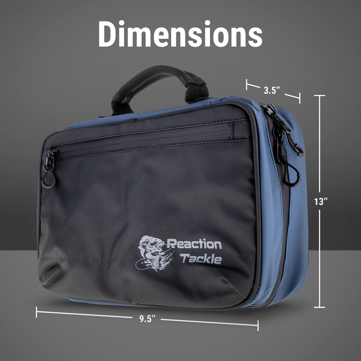 Tackle Bags Reaction Tackle Splash Proof Bait Binder & Tackle Storage Water Resistant Deluxe Binder Reaction Tackle Splash Proof Bait Binder – Pescador Fishing Supply