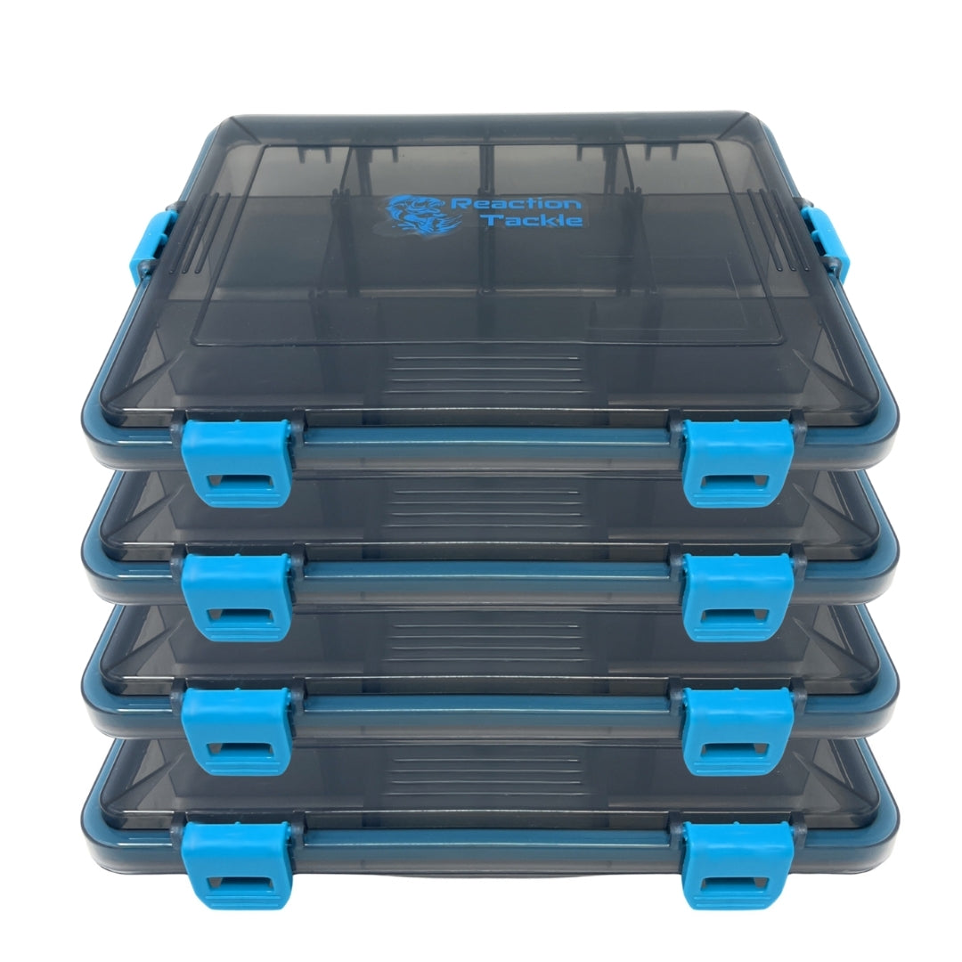 Tackle Boxes Reaction Tackle Standard Waterproof Tackle Tray 3500 4-Pack Reaction Tackle Standard Waterproof Tackle Tray – Pescador Fishing Supply