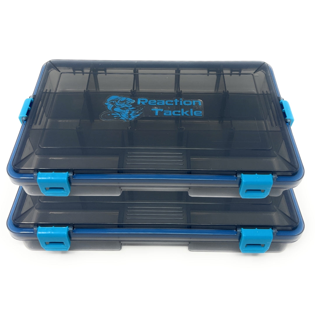 Tackle Boxes Reaction Tackle Standard Waterproof Tackle Tray 3600 2-Pack Reaction Tackle Standard Waterproof Tackle Tray – Pescador Fishing Supply