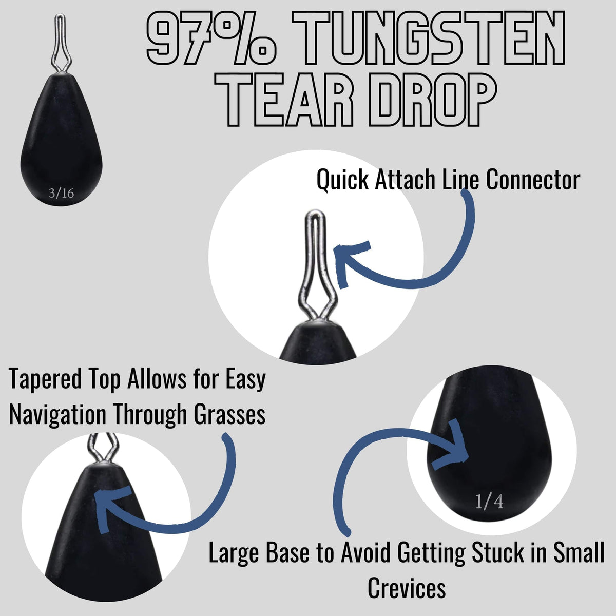 Tungsten Weights Reaction Tackle Tungsten Drop Shot Weights Reaction Tackle Tungsten Drop Shot Weights – Pescador Fishing Supply