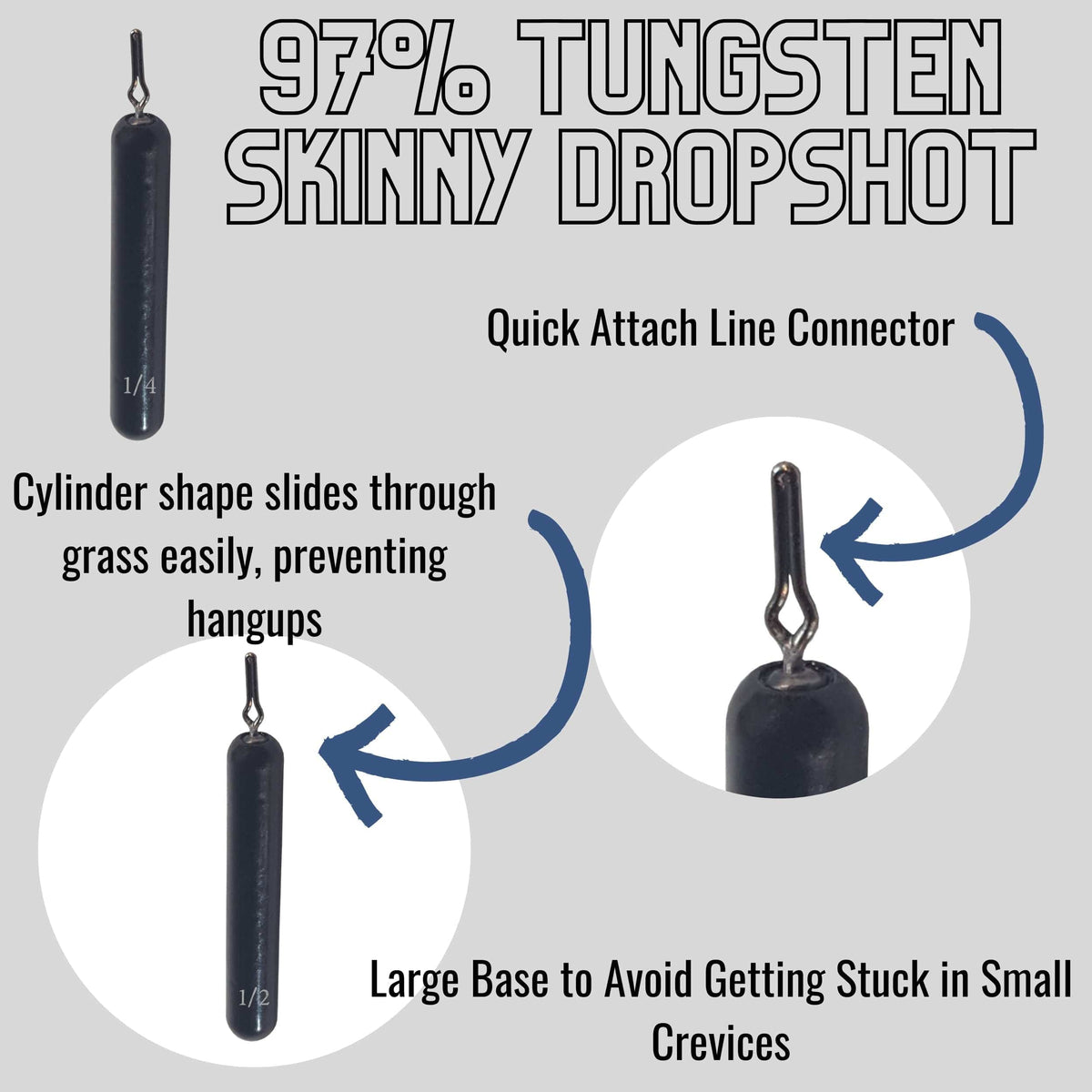 Tungsten Weights Reaction Tackle Tungsten Drop Shot Weights Reaction Tackle Tungsten Drop Shot Weights – Pescador Fishing Supply