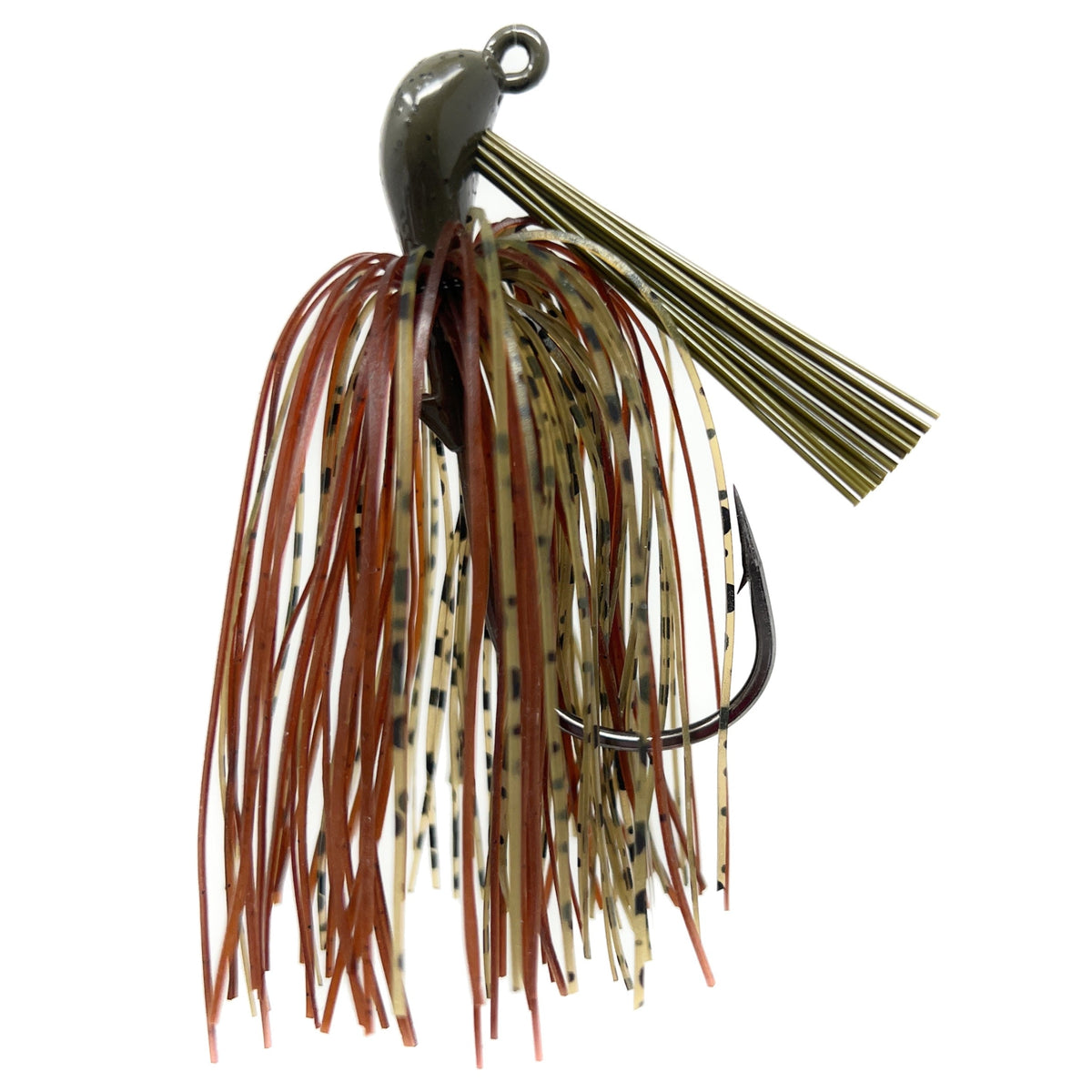 Flipping Jigs Reaction Tackle Tungsten Flipping Jigs – 2 Pack Dark pumpkin/brown / 3/8 oz (2-pack) Reaction Tackle Tungsten Flipping Jigs – Pescador Fishing Supply