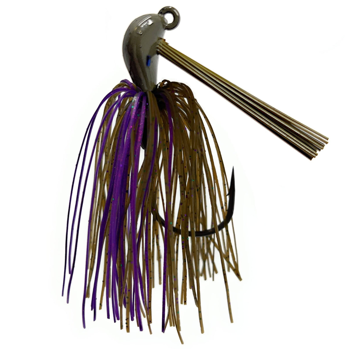 Flipping Jigs Reaction Tackle Tungsten Flipping Jigs – 2 Pack Green pumpkin/purple / 3/8 oz (2-pack) Reaction Tackle Tungsten Flipping Jigs – Pescador Fishing Supply