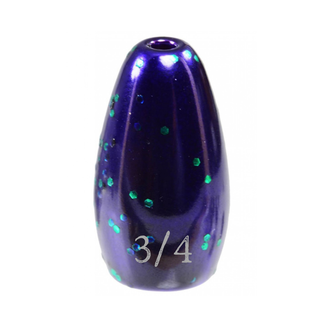 Tungsten Weights Reaction Tackle Tungsten Flipping Weights June Bug / 3/4 oz (4 per pack) Reaction Tackle Tungsten Flipping Weights – Pescador Fishing Supply