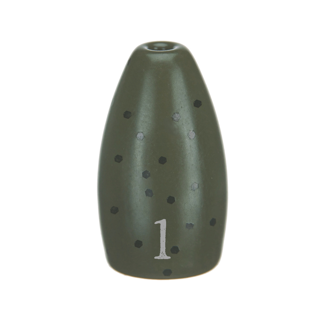 Tungsten Weights Reaction Tackle Tungsten Flipping Weights Never Chip Green Pumpkin / 1 oz (4 per pack) Reaction Tackle Tungsten Flipping Weights – Pescador Fishing Supply