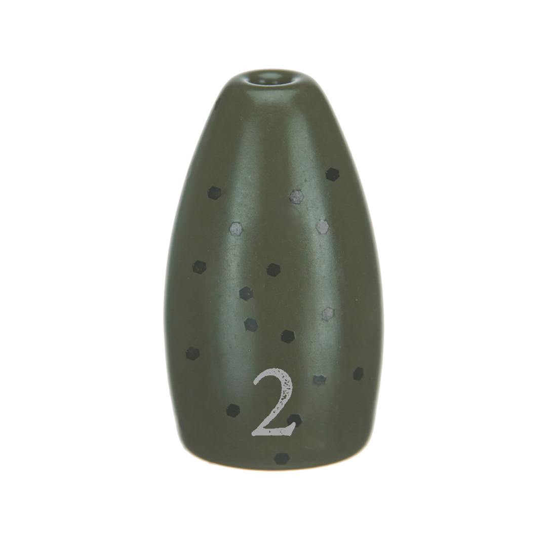 Tungsten Weights Reaction Tackle Tungsten Flipping Weights Never Chip Green Pumpkin / 2 oz (2 per pack) Reaction Tackle Tungsten Flipping Weights – Pescador Fishing Supply