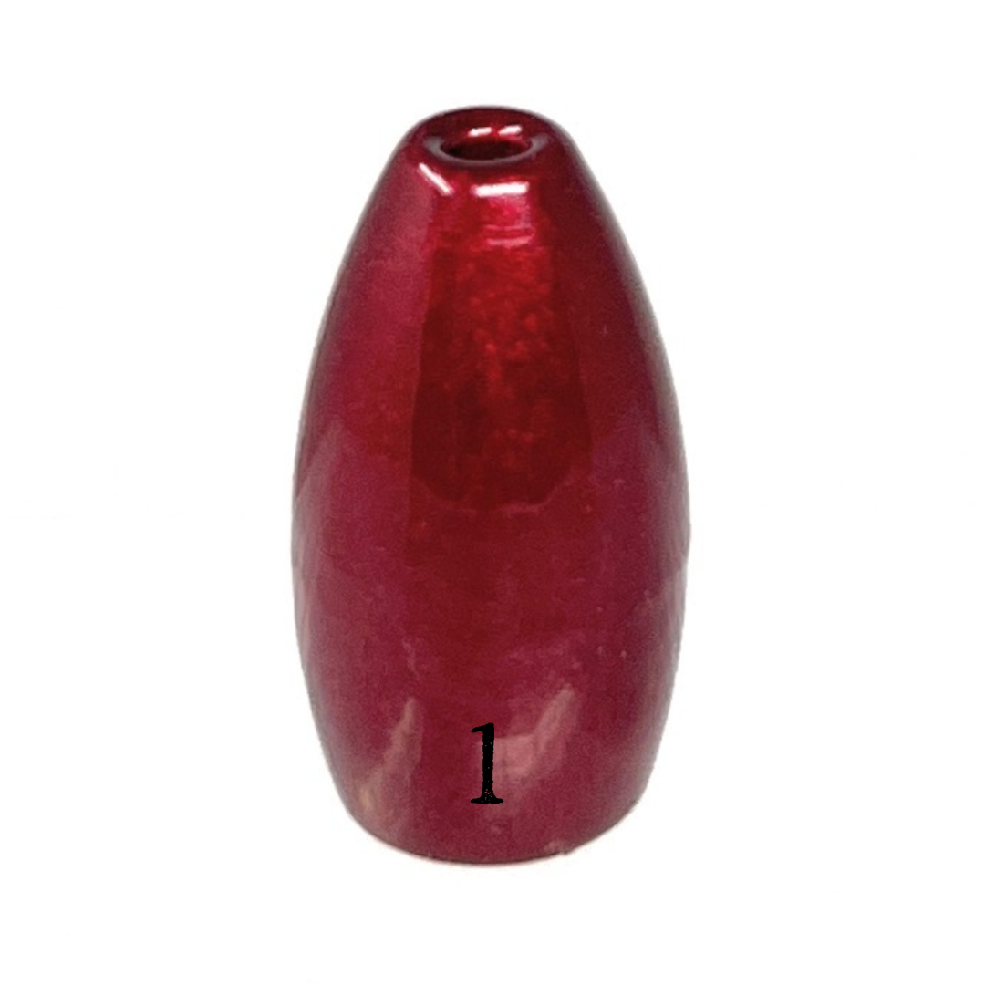 Tungsten Weights Reaction Tackle Tungsten Flipping Weights Red / 1 oz (4 per pack) Reaction Tackle Tungsten Flipping Weights – Pescador Fishing Supply