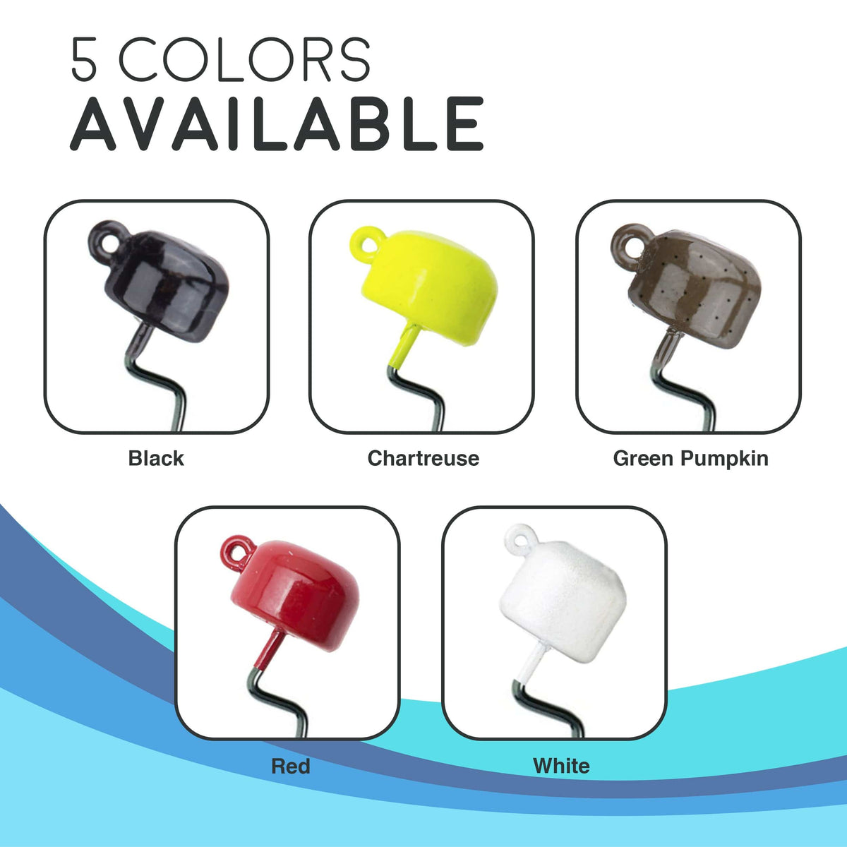 Jig Head Reaction Tackle Tungsten Ned Rig Shroom Jigs – 5 Pack Reaction Tackle Tungsten Ned Rig Shroom Jigs – Pescador Fishing Supply