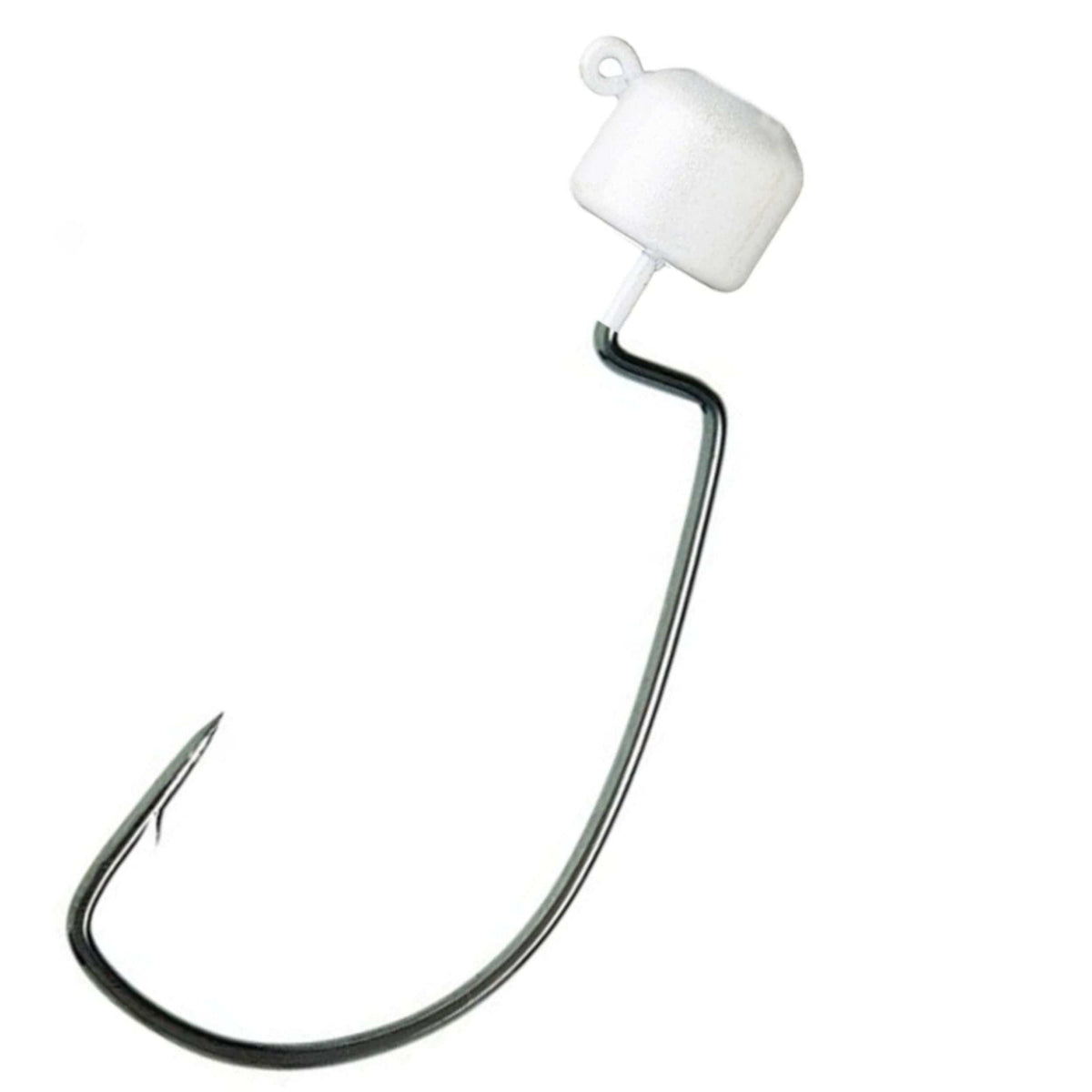 Jig Head Reaction Tackle Tungsten Ned Rig Shroom Jigs – 5 Pack White (EWG) / 1/15 oz Reaction Tackle Tungsten Ned Rig Shroom Jigs – Pescador Fishing Supply