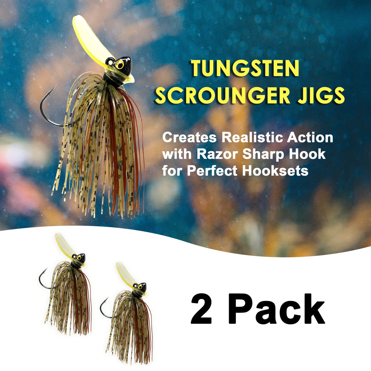 Fishing Lures Reaction Tackle Tungsten Scrounger Jigs Reaction Tackle Tungsten Scrounger Jigs – Pescador Fishing Supply