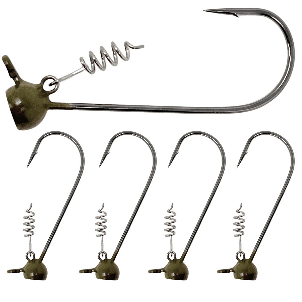 Jig Head Reaction Tackle Tungsten Stand Up Shaky Head Jigs – 5 Pack Reaction Tackle Tungsten Shaky Head Jigs – Pescador Fishing Supply
