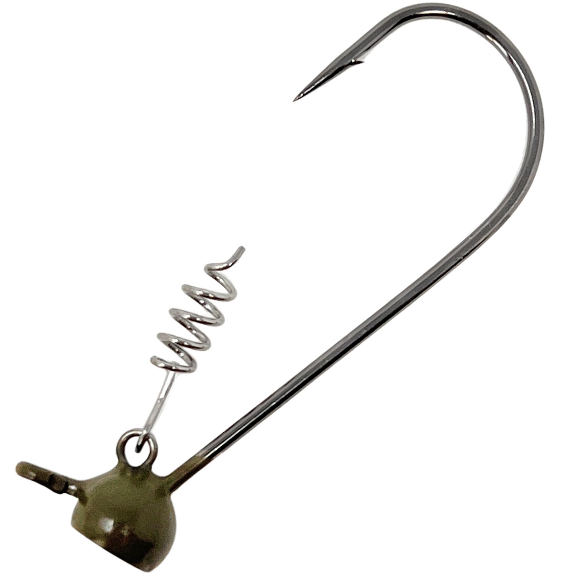Jig Head Reaction Tackle Tungsten Stand Up Shaky Head Jigs – 5 Pack Green Pumpkin / 1/8 oz Reaction Tackle Tungsten Shaky Head Jigs – Pescador Fishing Supply