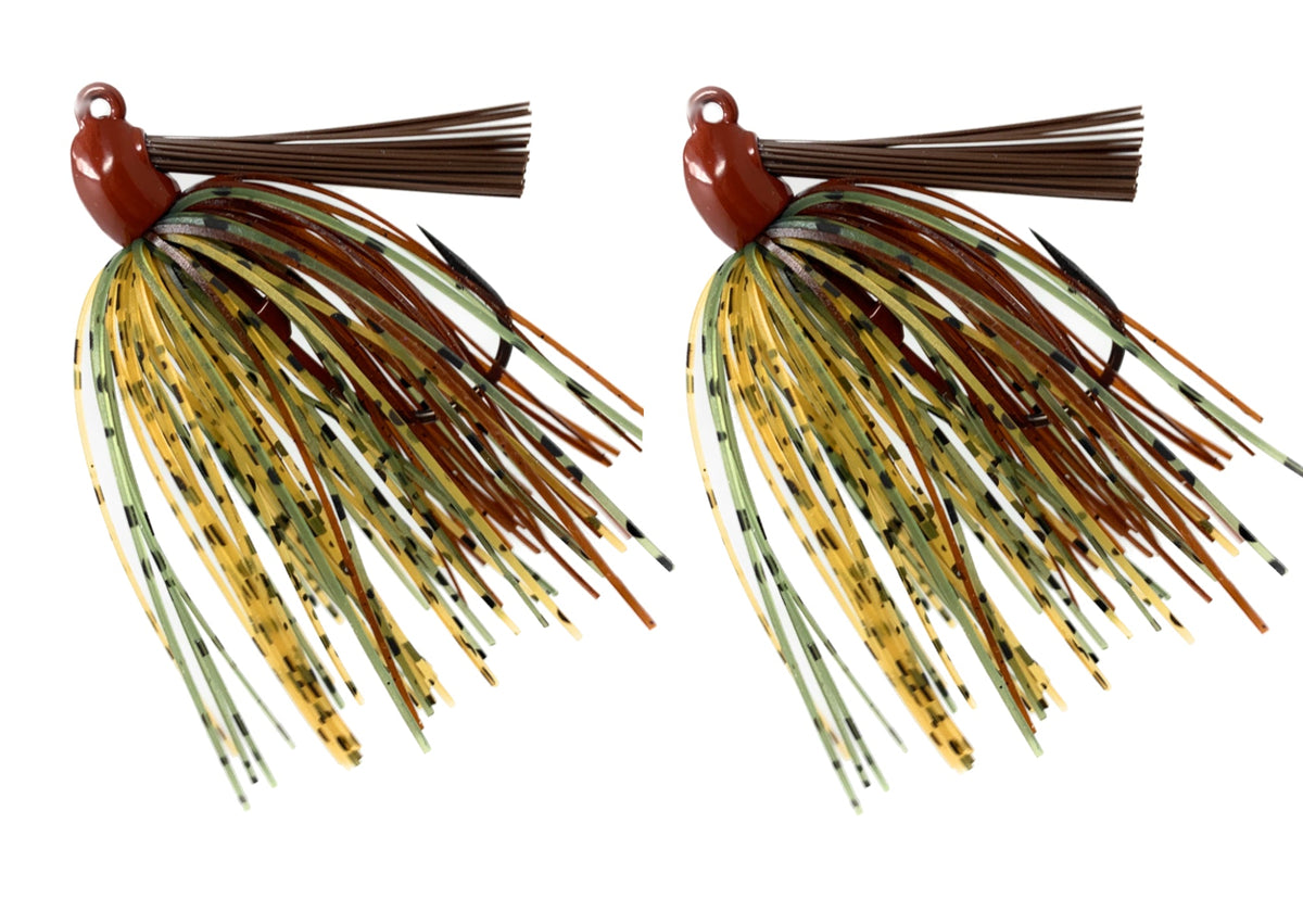 Fishing Lures Reaction Tackle Tungsten Swim Jigs (2-Pack) Camo craw / 1/4 oz (2-pack) Reaction Tackle Tungsten Swim Jigs – Pescador Fishing Supply