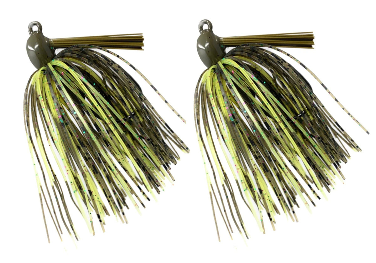 Fishing Lures Reaction Tackle Tungsten Swim Jigs (2-Pack) Candy craw / 1/4 oz (2-pack) Reaction Tackle Tungsten Swim Jigs – Pescador Fishing Supply