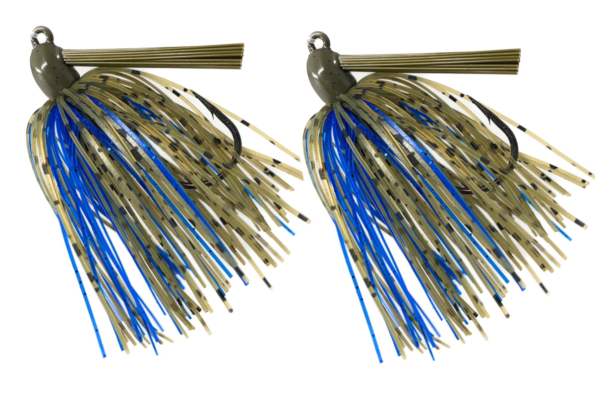 Fishing Lures Reaction Tackle Tungsten Swim Jigs (2-Pack) Okeechobee craw / 1/4 oz (2-pack) Reaction Tackle Tungsten Swim Jigs – Pescador Fishing Supply